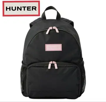 HUNTER PLAZA 헌터 백팩 핑크 로고 백팩