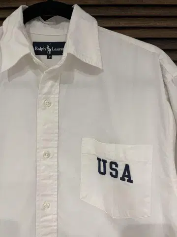 Ralph Lauren USA 자수 긴팔 셔츠 랄프 로렌