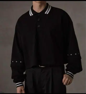 GRANCY 피케 셔츠 블랙 S