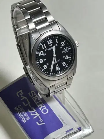 완동 SEIKO 밀리터리 SBCA001 7N42-8260 블랙 다이얼