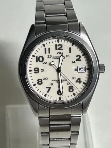 완동 SEIKO 밀리터리 SBCA003 7N42-8260 화이트 다이얼