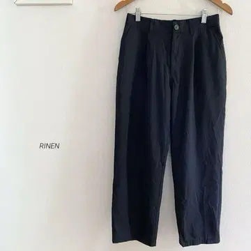 RINEN 썸머 울 캐주얼 팬츠 블랙 5733
