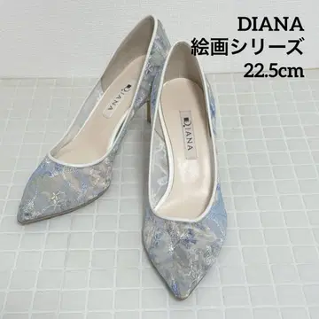 DIANA 다이애나 회화 시리즈 양산을 든 여자 22.5cm 힐 펌프스