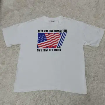AmeriTees 90s 티셔츠 싱글 스티치 IT 기업 화이트 USA제