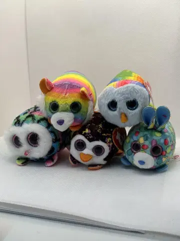 Ty 컬러풀 봉제 인형 5종 세트