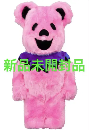 베어브릭 그레이트풀 데드 댄싱 베어 핑크