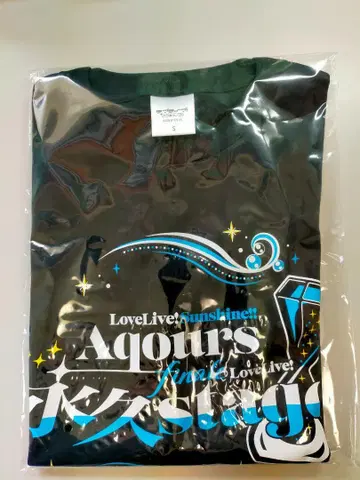 Aqours 영구 hours 라이브 티셔츠 S 사이즈