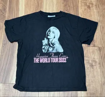 Billie Eilish 티셔츠 월드 투어 공연 굿즈