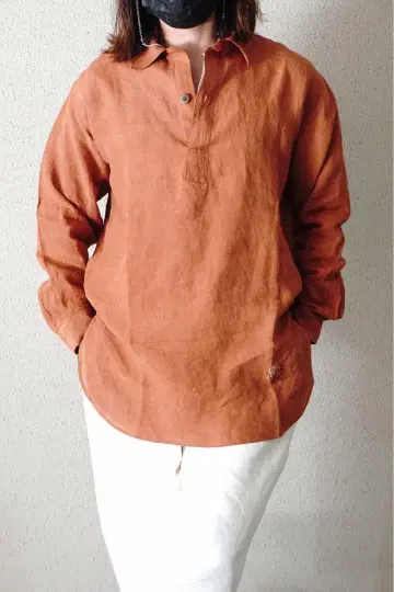 BY GLAD HAND 글래드핸드 21ss 린넨 스키퍼 셔츠