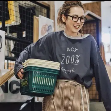 티라 모듬 2way 풀오버 차콜