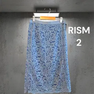 R-ISM 리듬 레이스 랩 스커트 스카이블루
