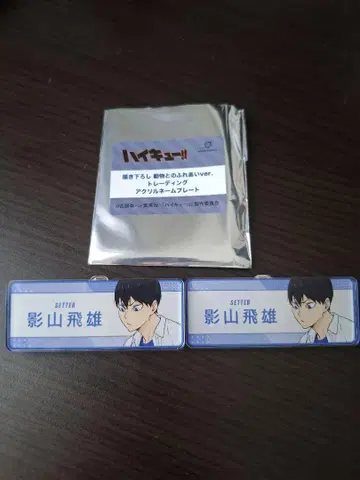 카게야마 토비오 하이큐!! 도부 동물 공원 트레이딩 아크릴 명찰