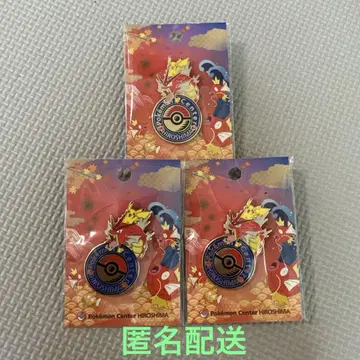 포켓몬 센터 히로시마 한정 핀 배지 로고 핀즈 3개 세트