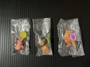 포코팡 마스코트 스트랩 3종 세트 포코타 마치 루 레어템