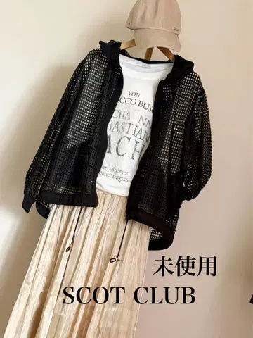 여름용 미사용 SCOTCLUB 블랙 겉옷 블루종
