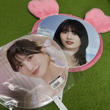 TWICE MOMO 부채 커버, 부채 2개 포함