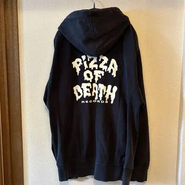 PIZZA OF DEATH 후드티 블랙 L 사이즈