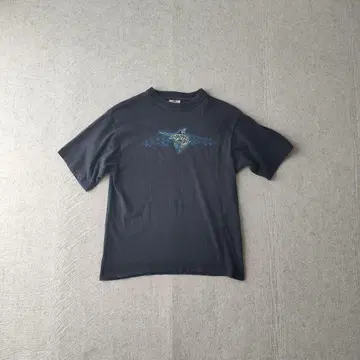 페이드 네이비 피지 90s 티셔츠 굿 레귤러