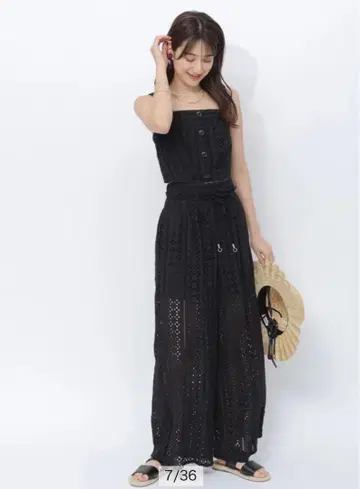 Rirandture 컷워크 뷔스티에 팬츠 SET