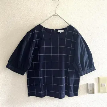 MACKINTOSH PHILOSOPHY 체크 블라우스 셔츠 티셔츠