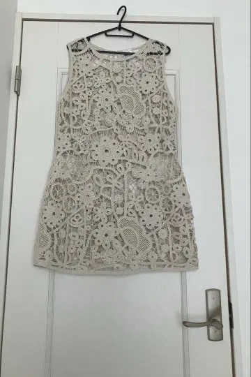 새상품 H&M 꽃무늬 레이스 튜닉