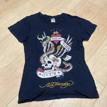 Ed Hardy 스컬 티셔츠 M 네이비