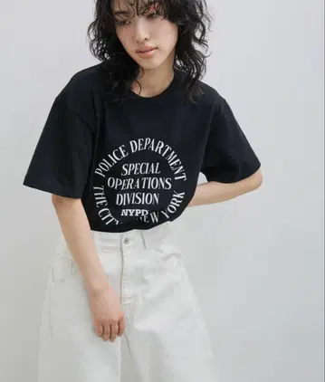GOOD ROCK SPEED NYC TEE 로고 티셔츠 블랙