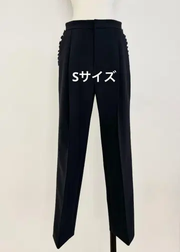 OHGA POCKET FRILL 테이퍼드 팬츠 S