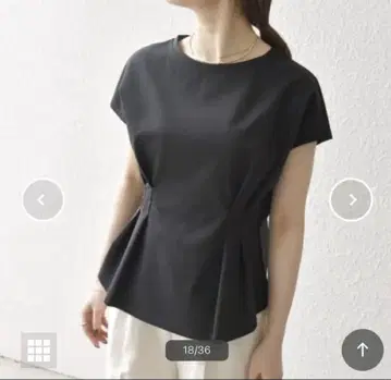 SHIPS any:머서라이즈 허리 턱 프렌치 TEE 컨디션 최상