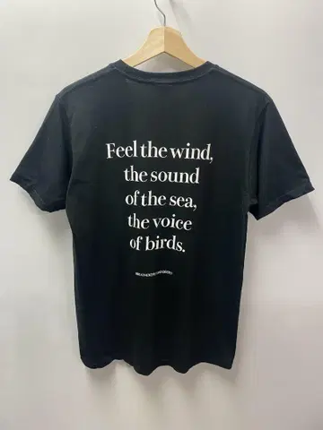 SKIN/스킨 BACK PRINT 티셔츠 블랙 F