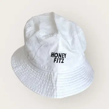 여름에 HONEY FITZ 버킷햇 L/XL 100% 코튼 화이트