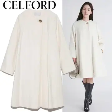 CELFORD(셀포드) 노카라 A 라인 코트 36