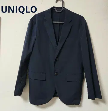 유니클로 감동 자켓 M 네이비