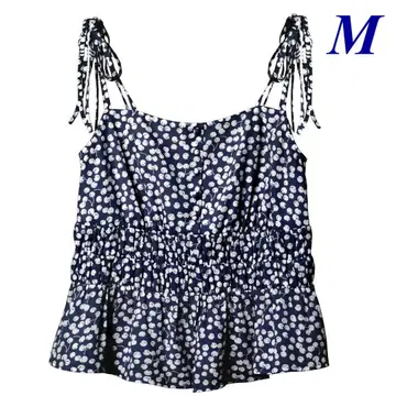 herlipto 체리 패턴 스트랩 탑 M 사이즈