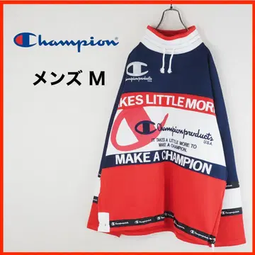 A3423*챔피온*긴팔 트레이닝복*M*빨간색 계열*빅 로고
