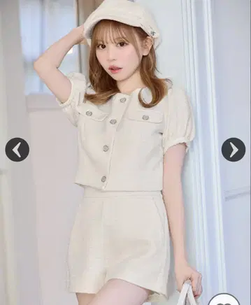 미셸 마카롱 썸머 트위드 셋업
