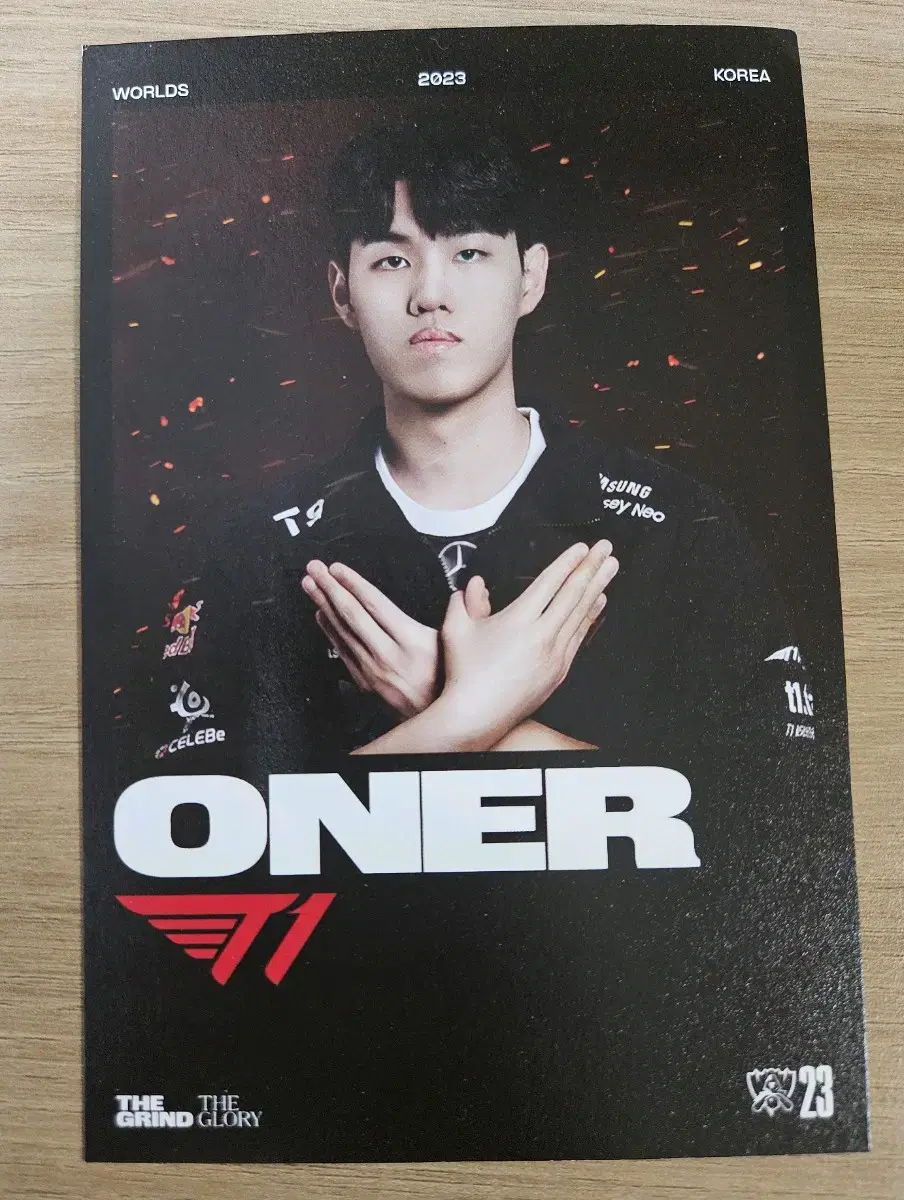 LOL LCK 23 WORLDS 월즈 T1 t1 티원 오너 ONER 엽서