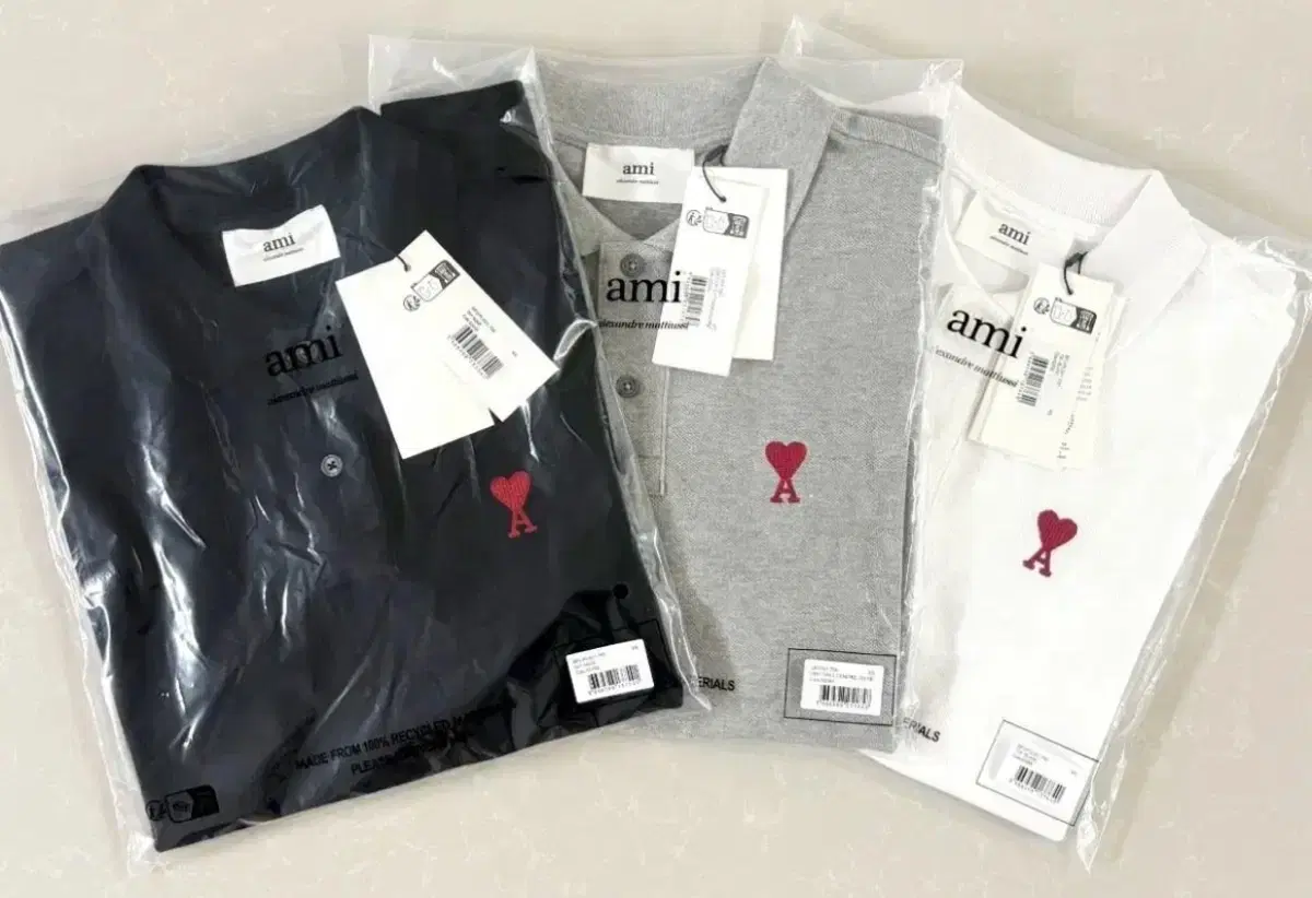 25SS 아미 스몰로고 카라 티셔츠