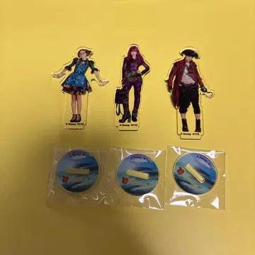 디즈니 디센던트 2 아크릴 스탠드 3개 세트 말, 해리, 디지