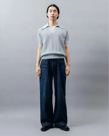 WIDE SEAM DENIM BAGGY PANTS 사이즈 0