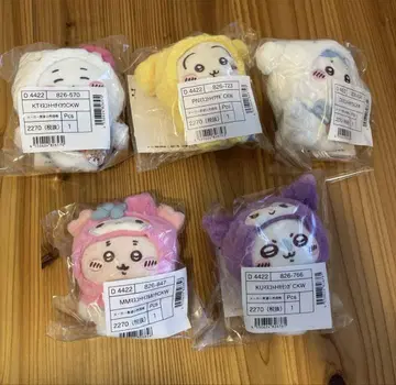 치이카와 산리오 콜라보 마스코트 홀더 5종 전종 컴플리트 세트