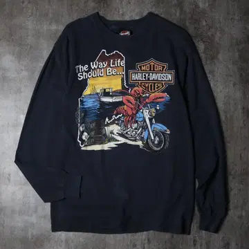 USA제 HARLEY DAVIDSON 할리데이비슨 롱T 긴팔 M