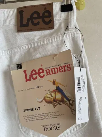 Lee Riders 화이트 청바지