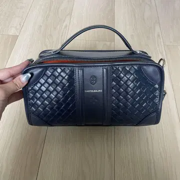 까스텔바작 네이비 핸드백