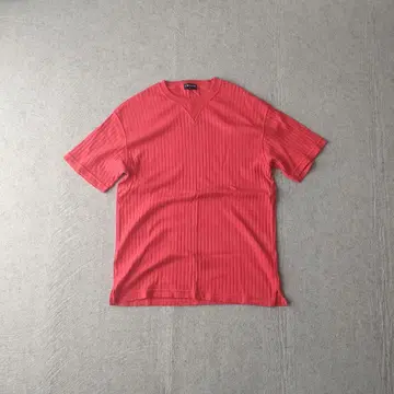 올드 유니클로 90s 티셔츠 레드 페이드 컷 티셔츠 g