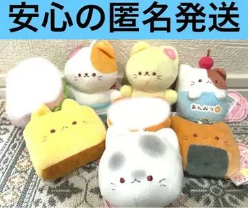 고양이 고양이 찻집 쁘띠 마스코트 봉제 인형 8종 세트