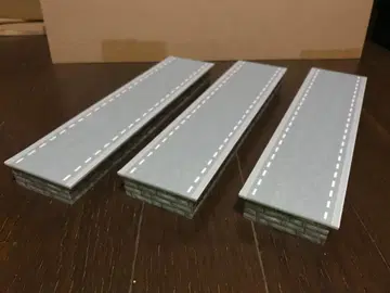 [HO 플랫폼] 폭 64mm 섬형 3개 1세트 자작품 패턴 변경 가능