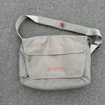 MAMMUT 메신저 백 그레이 올리브
