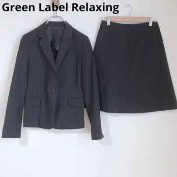 그린 라벨 릴랙싱 스커트 셋업 수트 블랙 36