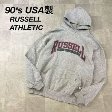 90년대 USA제 RUSSELL ATHLETIC 염색 프린트 후드티